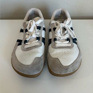 Men's White and Gray Athletic Shoes